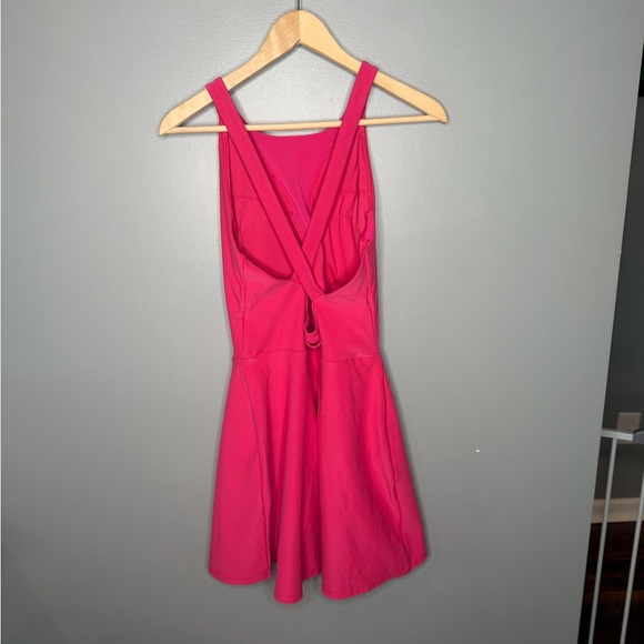 NWT Alo Yoga Alosoft Backspin Dress - Pink Summer Crush - Picture 4 of 12